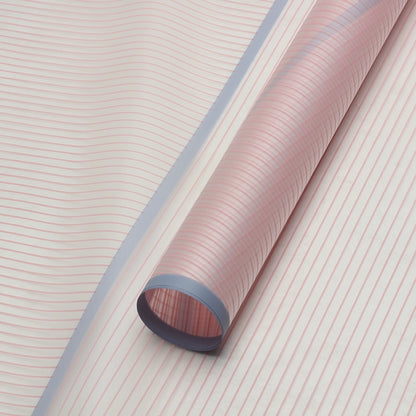20pcs Matte Striped Cellophane Wrap (57x57cm)