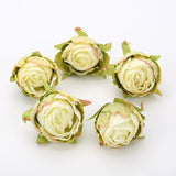 Load image into Gallery viewer, Silk Rose Flower Heads with Burned Edges Pack 30