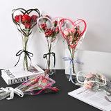 Load image into Gallery viewer, 50pcs Heart Print Clear Bouquet Sleeves Bags