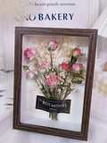 Load image into Gallery viewer, Real Dried Flower Photo Frame Stand (14x19cm)