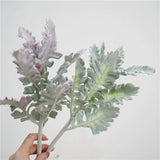 Load image into Gallery viewer, Flocked Artificial Dusty Miller Stem (38cm)