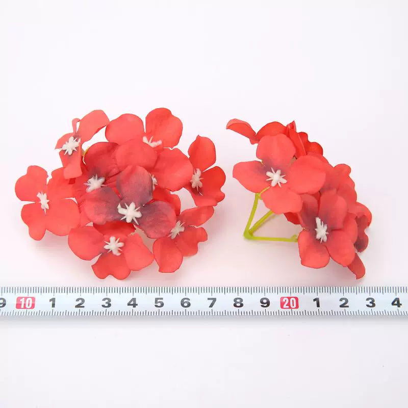 5cm Silk Hydrangea Flower Heads Pack 30