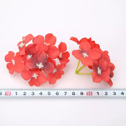 5cm Silk Hydrangea Flower Heads Pack 30
