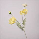 Load image into Gallery viewer, 4-Head Real Touch Artificial Poppy Spray (64cm)