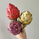 Load image into Gallery viewer, Realistic Artificial Artichoke Stem (30cm)