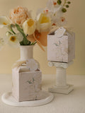 Load image into Gallery viewer, Floral Square Favour Box with Ribbon Set of 10