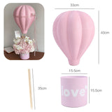 Load image into Gallery viewer, Hot Air Balloon Flower Bouquet Box DIY Kit