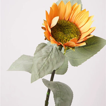 35" Real Touch Long-Stemmed Sunflower Stem
