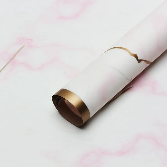 20pcs Gold-Edged Marble Cellophane (57x57cm)
