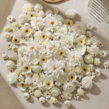 Load image into Gallery viewer, White Assorted Artificial Flower Heads (100pcs)