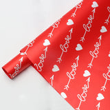 Load image into Gallery viewer, 20pcs Heart &amp; Arrow Bouquet Wrap Paper (57x57cm)