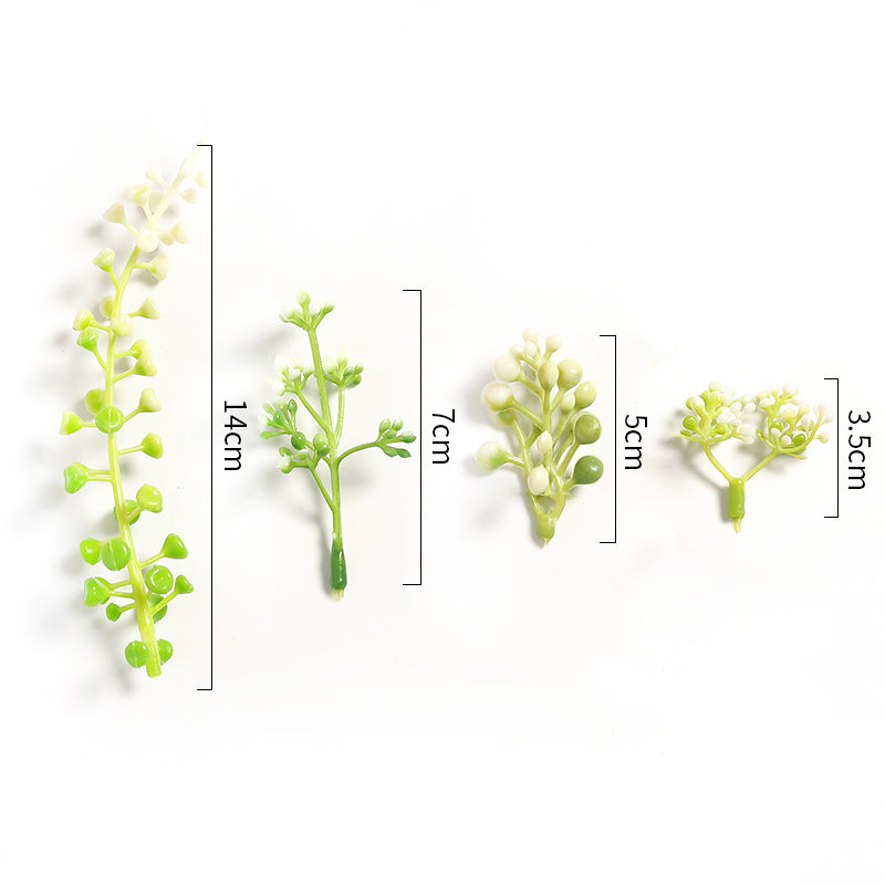 50pcs Artificial Foliage Fake Berries Stems