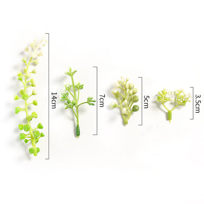 50pcs Artificial Foliage Fake Berries Stems