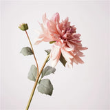 Load image into Gallery viewer, 2-Head Lifelike Faux Silk Dahlia Spray (60cm)