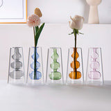 Load image into Gallery viewer, Tapered Double-Walled Colored Glass Vase