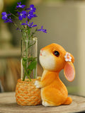 Load image into Gallery viewer, Resin Rabbit Glass Test Tube Vase