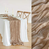 Load image into Gallery viewer, Pleated Table Runner Cloth for Weddings