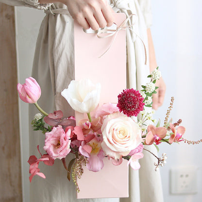 Lot de 10 boîtes d'emballage pour bouquet de fleurs
