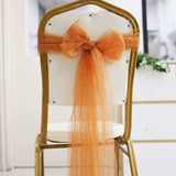 Load image into Gallery viewer, 10pcs Sheer Fabric Chair Sashes for Weddings
