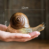 Load image into Gallery viewer, Realistic Faux Snail Ornament for Planters