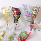 Load image into Gallery viewer, 50pcs Gold Bow Print Bouquet Sleeves Bags
