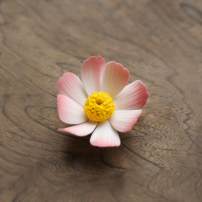 Flower Ceramic Incense Holder for Sticks
