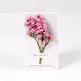 Load image into Gallery viewer, Real Dried Flower Greeting Cards Pack 10