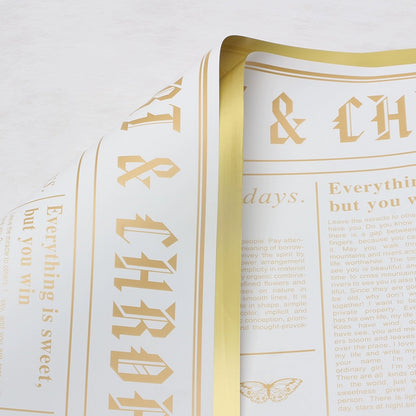 20pcs Vintage Newspaper Bouquet Paper (57x57cm)