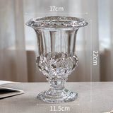 Load image into Gallery viewer, Pedestal Vintage Crystal Glass Urn Vase