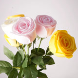 Load image into Gallery viewer, Real Touch Artificial Crown Rose Stem (65cm)