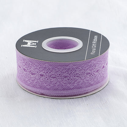 Lace Florist Gift Ribbon (40mmx25Yd)