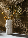 Load image into Gallery viewer, Modern Artistic White Ceramic Face Vase