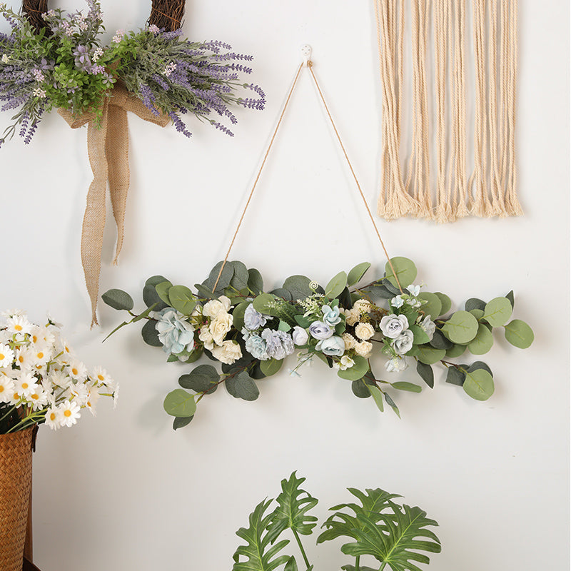 Artificial Flower Eucalyptus Swag