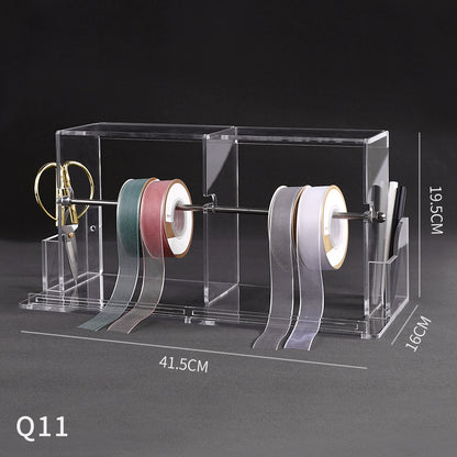 Transparent Acrylic Ribbon Holder Organizer