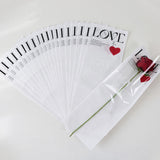 Load image into Gallery viewer, LOVE Single Stem Bouquet Wrapping Bags Pack 40