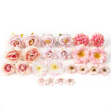 Load image into Gallery viewer, Assorted Silk Flower Heads DIY Material Kit