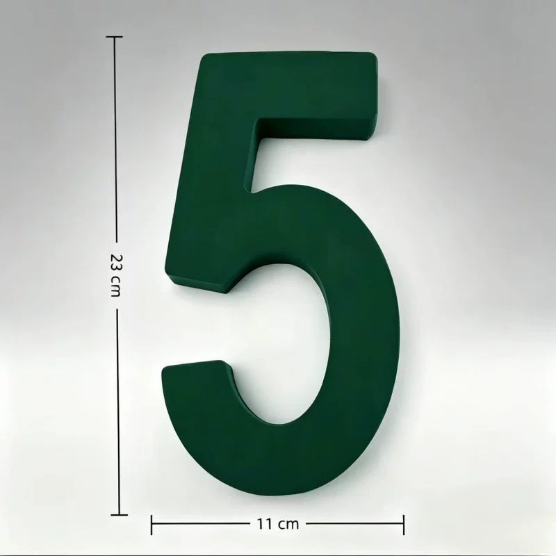 Compact 3D Number Floral Foam