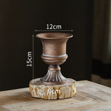 Load image into Gallery viewer, Rustic Antique Bronze Iron Urn Vase