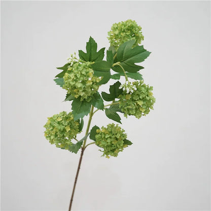 32" Artificial Snowball Hydrangea Spray