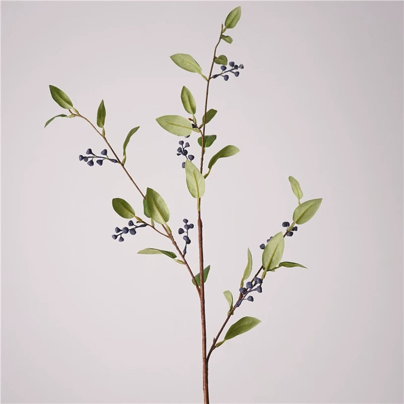 30" Artificial Huckleberry Greenery Branch