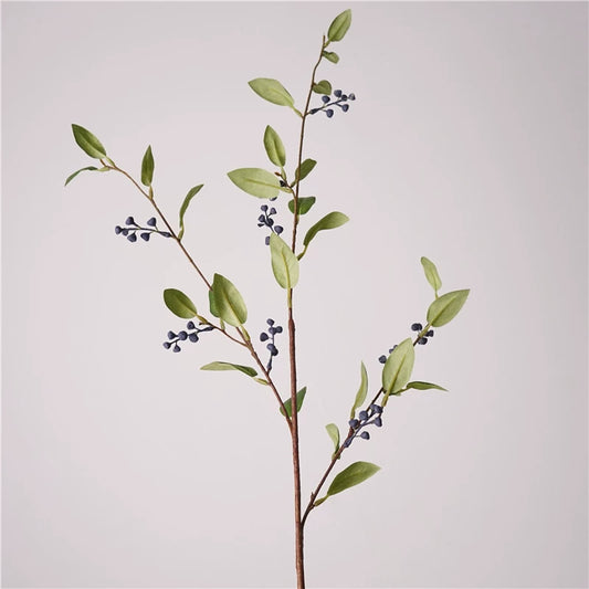 30" Artificial Huckleberry Greenery Branch