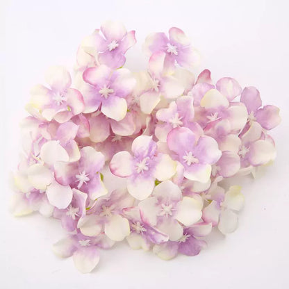 5cm Silk Hydrangea Flower Heads Pack 30