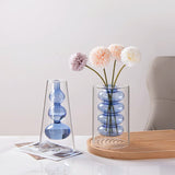 Load image into Gallery viewer, Modern Geometric Double-Walled Glass Vase