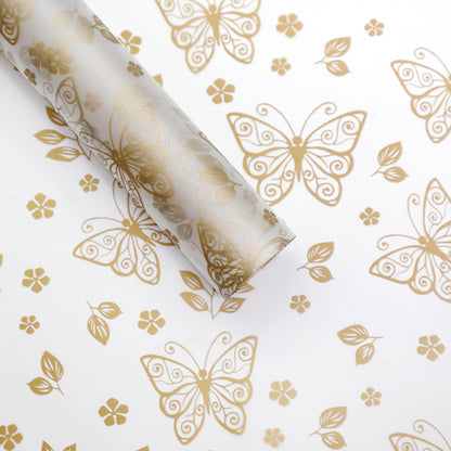 20pcs Frosted Butterfly Cellophane Wrap (58x58cm)
