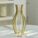 Load image into Gallery viewer, Hydro Plant Metal Frame Outline Vase