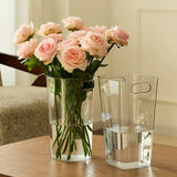Load image into Gallery viewer, Clear Acrylic Flower Bucket with Handles for Hydrating