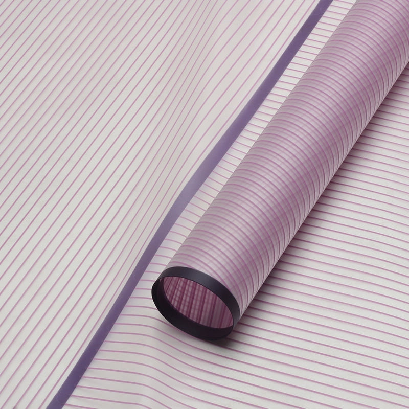 20pcs Matte Striped Cellophane Wrap (57x57cm)