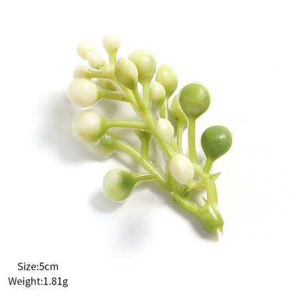 50pcs Artificial Foliage Fake Berries Stems