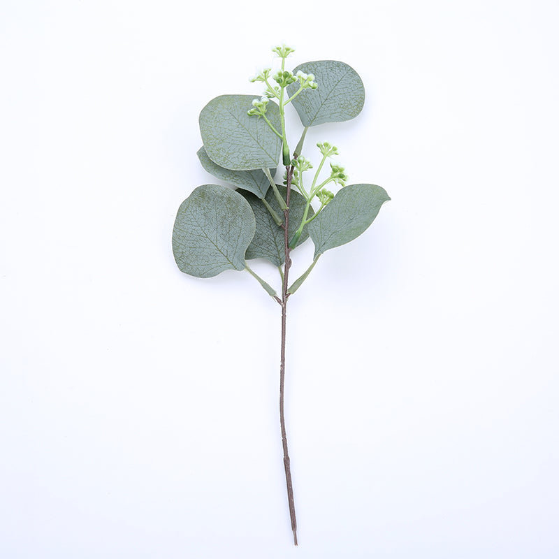 11 Inch Artificial Eucalyptus Leaves Stems 5pcs
