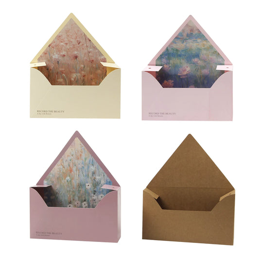 10pcs Envelope Shaped Bouquet Gift Box